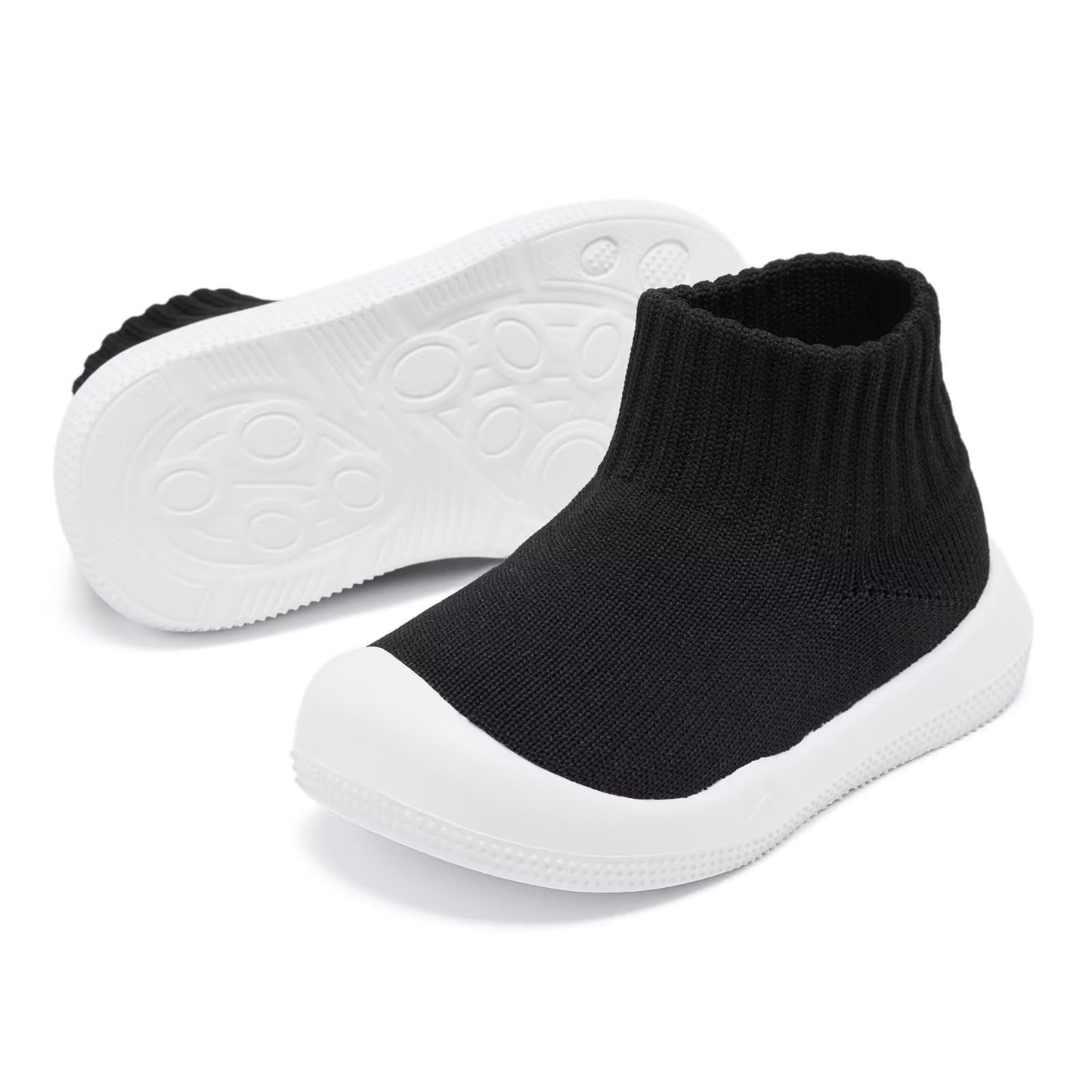 Baby Shoes Girls Boys Non Slip Baby Sock Shoes With Soft Rubber Sole Infant First Walking Sneaker Toddler Slipper Lightweight 6-