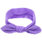 Koolgil Baby Girl'S Cute Toddler Bow Headbands Bowknot Rabbit Hairband Headwear For Daily Life Travel Photography (Light Purple)