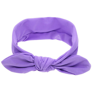 Koolgil Baby Girl'S Cute Toddler Bow Headbands Bowknot Rabbit Hairband Headwear For Daily Life Travel Photography (Light Purple)