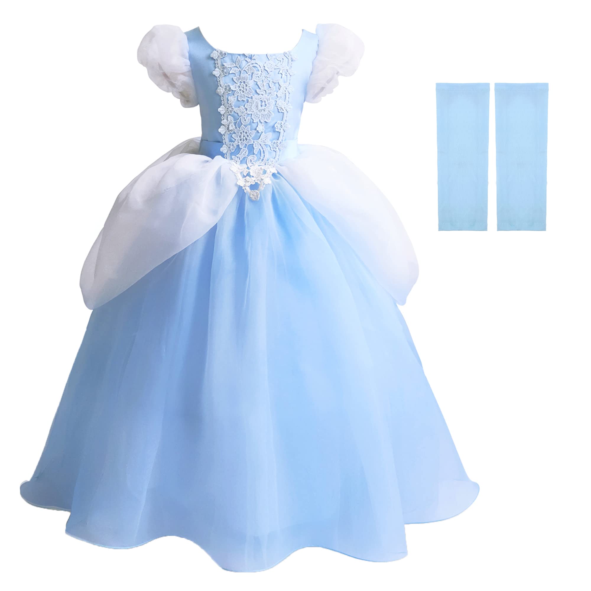 Mdycw Cinderella Princess Dress Puff Sleeve Costume, Special Occasion Dresses Fo WBBAPB09997TYM7