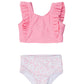 Rufflebutts Baby/Toddler Girls On Safari Rainforest Ruffle Tankini - 3-6M