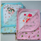 Baby Hooded Wrapping Towel, Cotton, Cute Printed, Pack of 2, for Newborns and