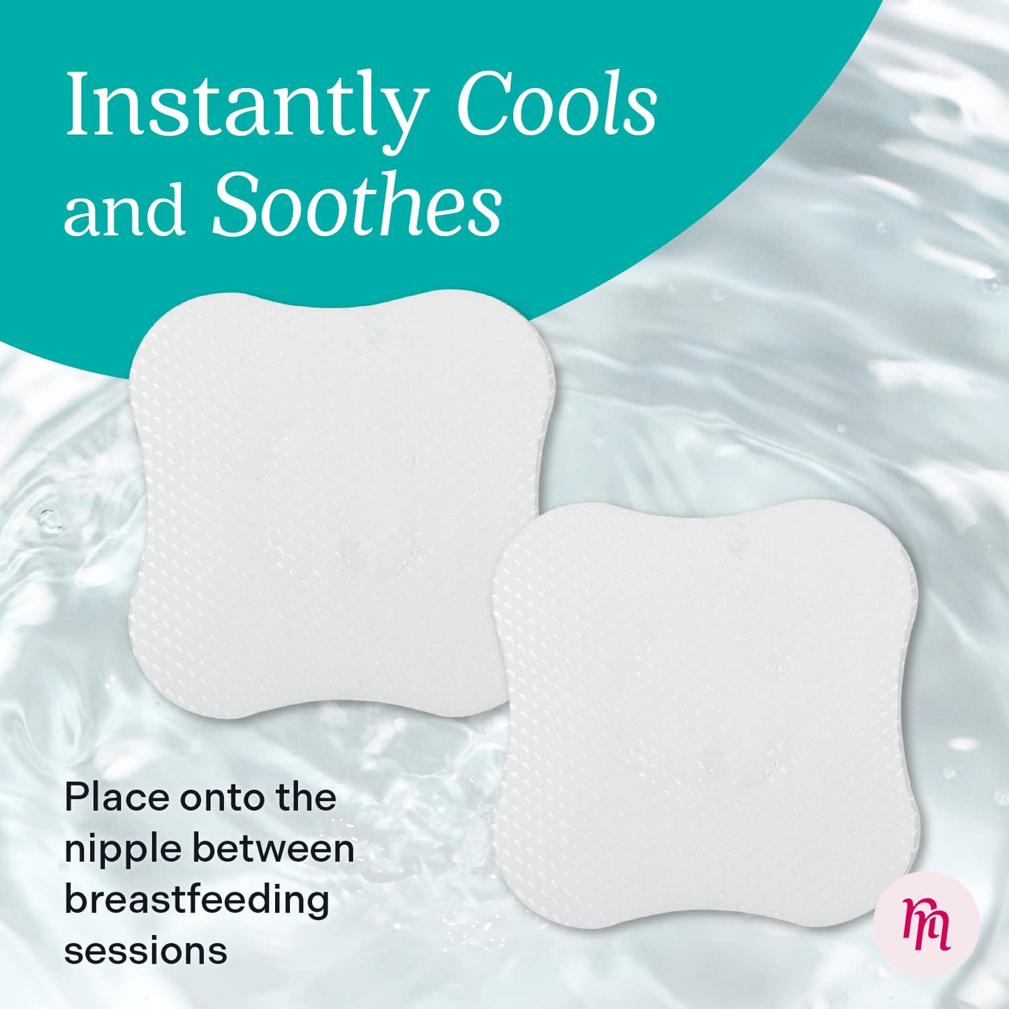 [8 Pads] Hydrogel Pads For Breastfeeding Soreness Support - Immediate Relief Nipple Gel Soothing Pads - Easy Apply Gel Nipple Pa
