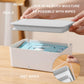 2Pcs Diaper Wipes Dispenser, Refillable Wipe Container, Wipe Container With Sealing Design Lid, Keep Wipes Fresh,Wet Wipes Cases