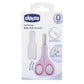 Chicco Baby Nail Scissor With Rounded Blade Ends For Safety, Easy Grip Handle, Grooming Accessory For Newborn Babies 0M+ (Pink)