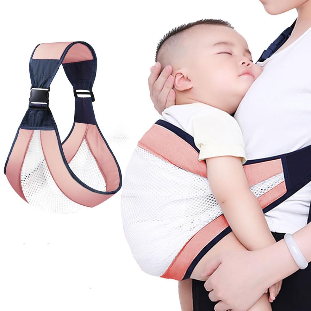PHILLIN Baby Carrier for New Born to Toddler, Ergonomic Mesh Baby Holder for New Born with Adjustable Strap, Lightweight Breatha