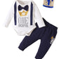 1St Birthday Outfit Boy Mr Onederful Birthday Outfit Baby Boy First Birthday Clothes (White,12-18 Months)