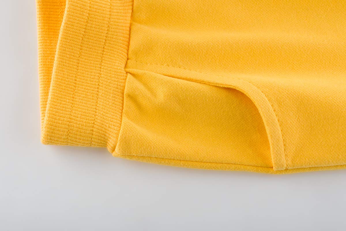 Huaer& Baby Boy'S Summer Shorts 2 Pack (4T, Yellow & Black)