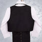Lito Angels Baby Boys' Formal Tuxedo Suits Wedding Christening Outfits No Tail 5 Piece Set Size 3 Months Black