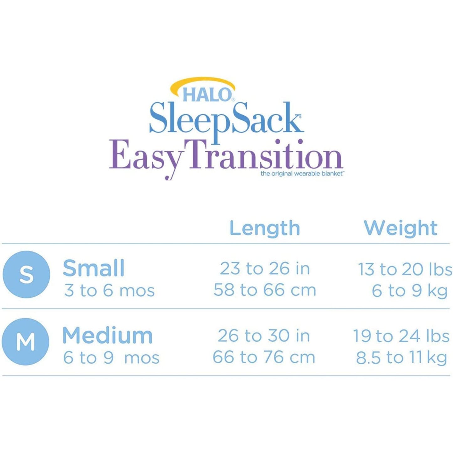 HALO Easy Transition Sleepsack Wearable Blanket, TOG 1.5, Heather Pink, Medium