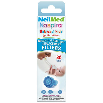Neilmed Naspira Filter Replacements, Blue, 30 Count