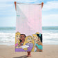 Disney Princess Kids Bath Pool Beach Towel - Super Soft & Absorbent Moana, Cinderella, Jasmins & Rapunzel 100% Cotton Towel, Mea