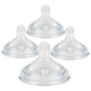 Silicone Nipples for Natural Start Anti-Colic Bottles &Advanced Anti-Colic Bottles,Closer to Nature Bottles,Slow Flow,Size 1 Nip