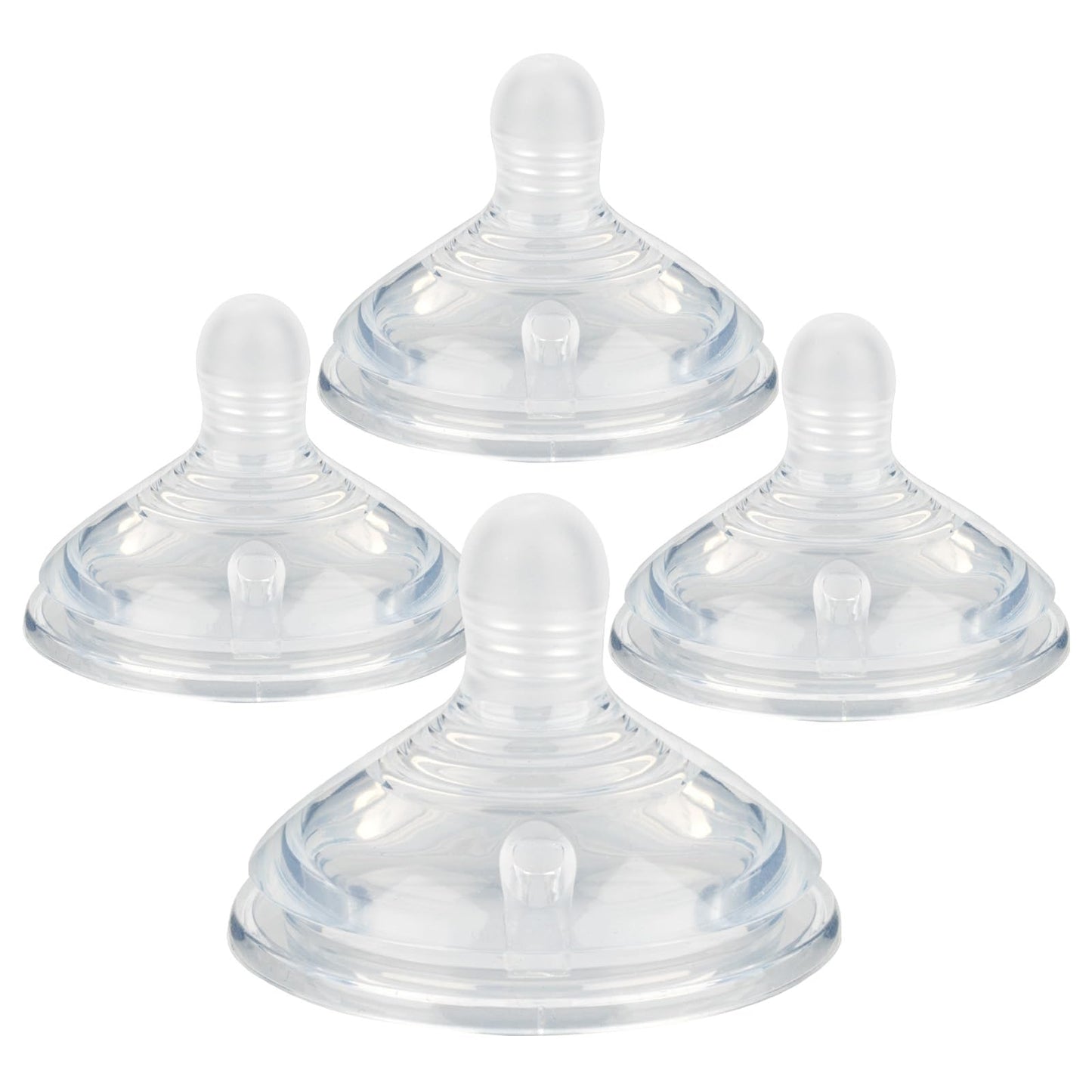 Silicone Nipples for Natural Start Anti-Colic Bottles &Advanced Anti-Colic Bottles,Closer to Nature Bottles,Slow Flow,Size 1 Nip