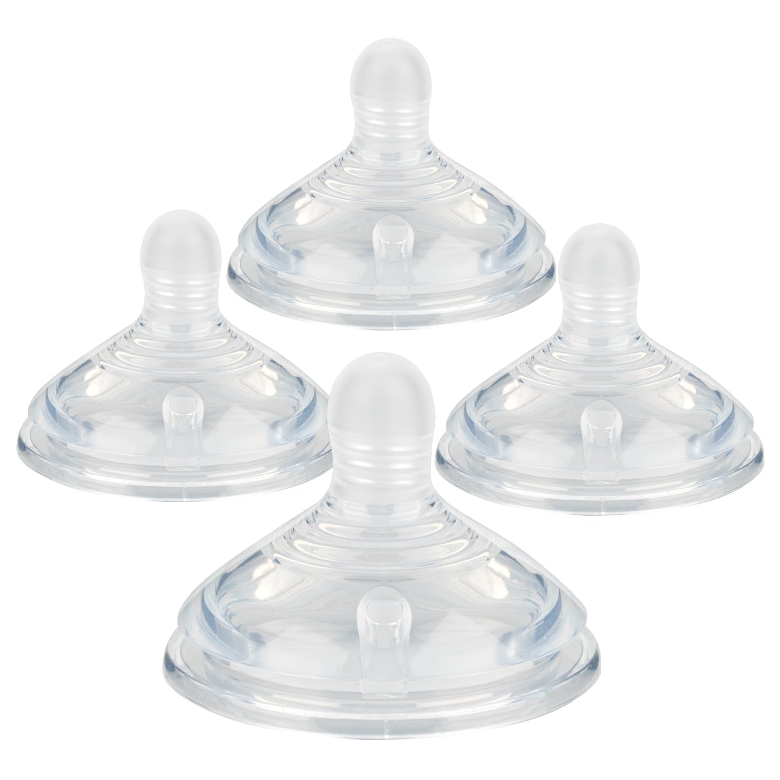 Silicone Nipples for Natural Start Anti-Colic Bottles &Advanced Anti-Colic Bottles,Closer to Nature Bottles,Slow Flow,Size 1 Nip