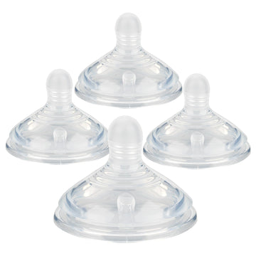 Silicone Nipples for Natural Start Anti-Colic Bottles &Advanced Anti-Colic Bottles,Closer to Nature Bottles,Slow Flow,Size 1 Nip