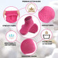Jakidar 12 Pair Baby Toddler Socks Non-Slip Grip Cotton Ankle Socks For Boys Girls Non Skid Soles For Infants Kids, Pink White,6