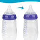 Silicone Nipple for Lansinoh Anti-Colic Baby Bottle, Fast Flow, Size L, 6m+, 6 Count