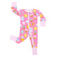 Little Sleepies Baby Girls Pajama, Bamboo Viscose Zippy Pjs, Pink Cookies & Milk, 18-24M