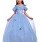 Dressy Daisy Girls Princess Dress Costume Christmas Halloween Fancy Dresses Up Butterfly Size 2T Blue