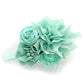 My Lello Baby Headband Shabby Fabric Flower Cluster Stretchy Elastic Mineral Ice