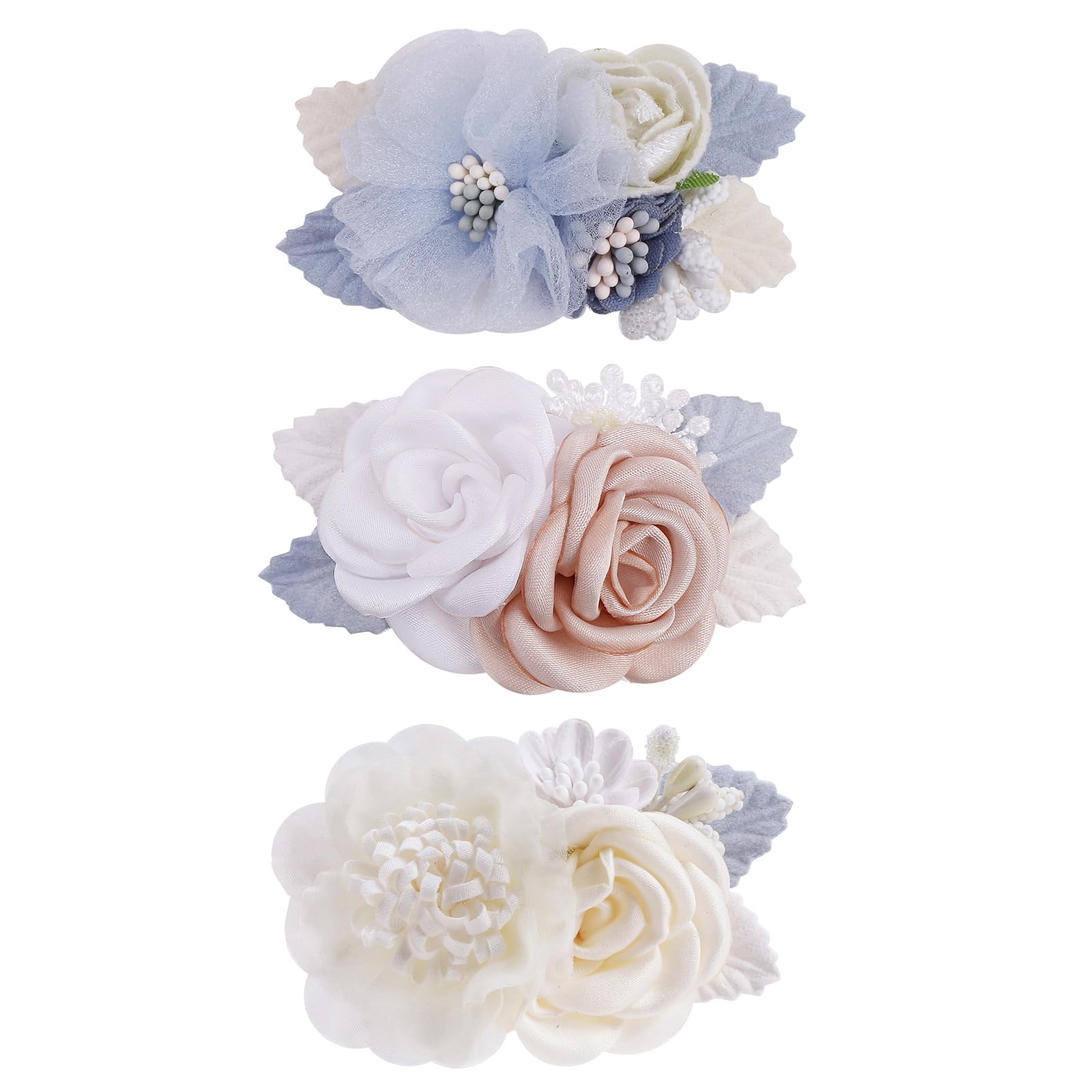 Flower Hair Clip Bfnaagirl Baby Girl Hair Bows Hair Accessories Alligator Clips For Infants Toddlers Gift (One Size, Flower8265)