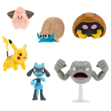 Pok  Mon Pack 6 Battle Figure Figures Set 7