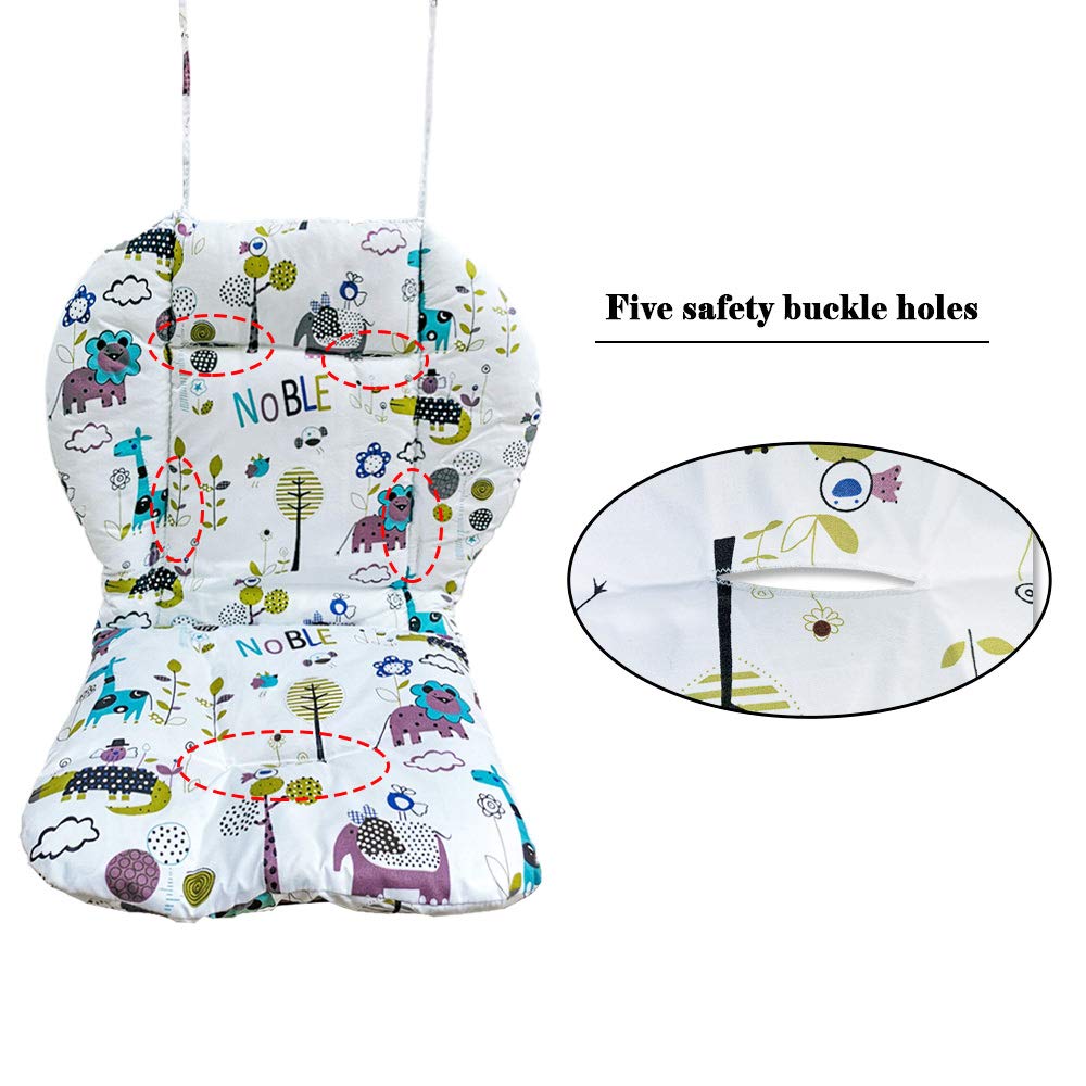 Kocpudu High Chair Pad,Highchair Seat, Highchair Cushion, Seat Pad,Soft And Comfortable, Light And Breathable, Cute Patterns, Ma