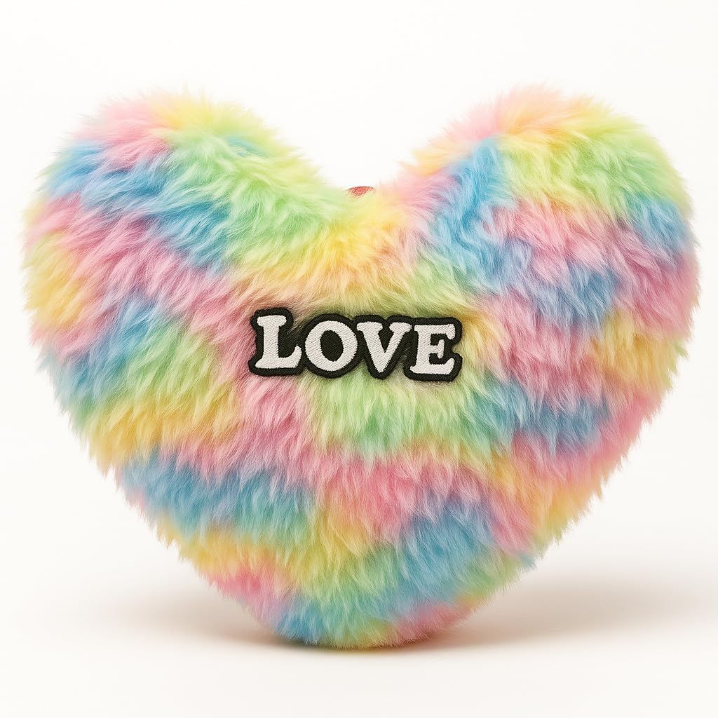 KINHA COLLECTION Love Heart Shape Cushion Pillow | Soft Plush Stuffed Decorative Heart Pillow for Kids, Girls & Loved Ones | Sof
