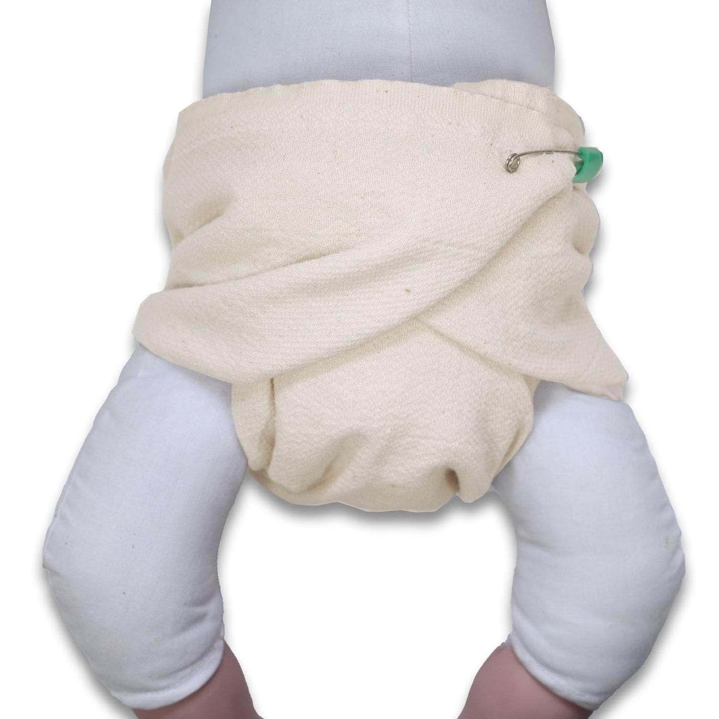 OsoCozy - Organic Flat Cloth Diapers (Dozen) - 27 x 30.5 - One-Layer Nappies Made of Soft, Durable 100% Birdseye Cotton - The Be