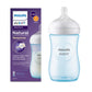 Philips Avent Blue Natural Plastic Baby Feeding Bottle | No.1 Brand Recommended By Moms Worldwide | Ideal For 1 Months+| Natural