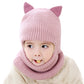 Baby Winter Hat, Toddler Winter Hat, Fleece Lined Girls Boys Infant Winter Hat, Kids Winter Hats Scarf Earflap Hood Skull Caps,