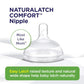 Playtex NaturaLatchNipple, Slow Flow, 2-Count