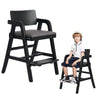 Leesinwing Solid Wood High Chairs For Toddlers,High Chair Grows With Kid For Dining, Study Chair For Children