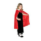 Beistle Child Size Red King Queen Robe, Fantasy Prince Princess Medieval Halloween Costume Cape Mardi Gras Accessory, 33'