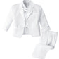 Spring Notion Baby Boys' White Classic Fit Tuxedo Set, No Tail 24M (X-Large)