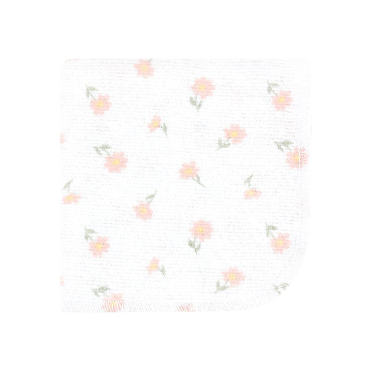 Hudson Baby Unisex Baby Flannel Cotton Washcloths, Hummingbird Garden 10 Pack, One Size