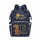 M Yescustom Personalized Diaper Bag For Boys Baby, Large Capacity Custom Blue Crown Diaper Bag With Name, Waterproof Boys Baby B