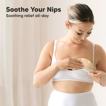 Reusable Nursing Pads For Breastfeeding, 14-Pack - 4-Layers Viscose Derived From Bamboo Nursing Pads, Breastfeeding Pads, Washab