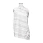 Boppy Nursing Cover For Breastfeeding, Gray Watercolor Stripes, Apron Style With Storage Pocket, Rigid Neckline To See Baby Whil