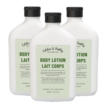 Eddie & Holly Baby Body Lotion | Hyper Nourishing & Gentle Natural Moisturizer | Pediatrician Recommended | Soothes & Protects B
