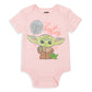Star Wars The Mandalorian Baby Yoda Baby Girls 5 Pack Bodysuit Multicolor 0-3 Months