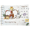MOM CARE Baby Milestone Blanket  Monthly Photo Backdrop with Growth Ruler | 120  92 cm Baby Photo Mat for Newborns & Infants | 