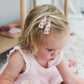 40 Pcs Girl Hair Clips Floral Print Toddler Hair Clips Non Slip Wrapped Snap Hairpins For Kids Barrettes Hair Accessories For Ba