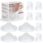 10PCS Breast Pump Parts, 6Pack Silicone Duckbill Valve & 4Pack Silicone Diaphragm Compatible with Momcozy M5 Wearable Breastpump