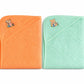 ASUR Baby Hooded Bath Towel Pack of 2 for Newborns & Infants  Ultra Soft Absorbent Cotton Baby Wrap Towels with Hood, Quick Dry