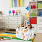 Fxocshe Rectangular Baby Storage Baskets, Foldable Jungle Waterproof Storage Basket,Woodland Laundry Hamper,Bedroom Game Room De