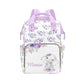 Personalized Diaper Bag Backpack for Women, Custom Name Nursing Mommy Daypack, Diaper Bag for Girls Boys, New Mom Gifts (Elephan