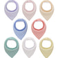 Maiwa Bandana Snap Drool Bibs For Baby Girls For Drooling Eating Teething For 8 Pack