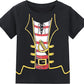 Cosland Pirate Shirt Kids Boys Halloween Costume, Black, Small